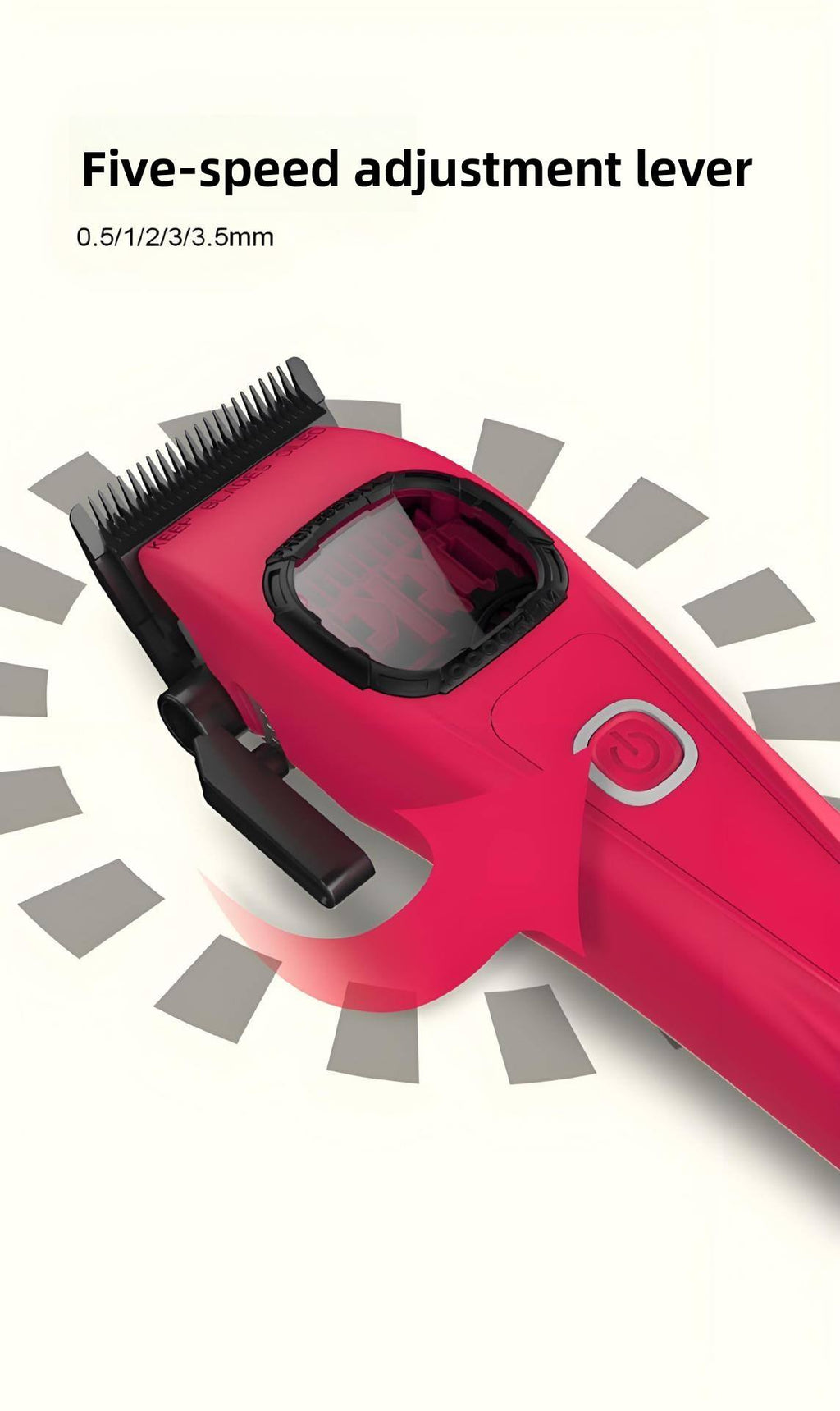 New Premium Electric Hair Clippers Professional 2-Speed Barber