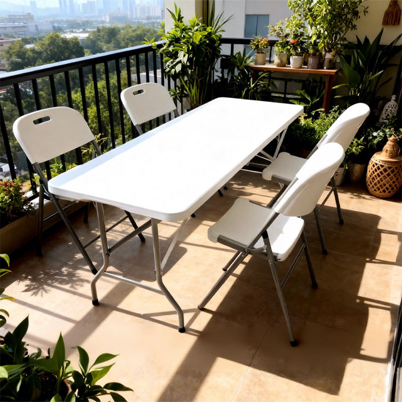 Modern Stackable Foldable Portable Outdoor Dining Table
