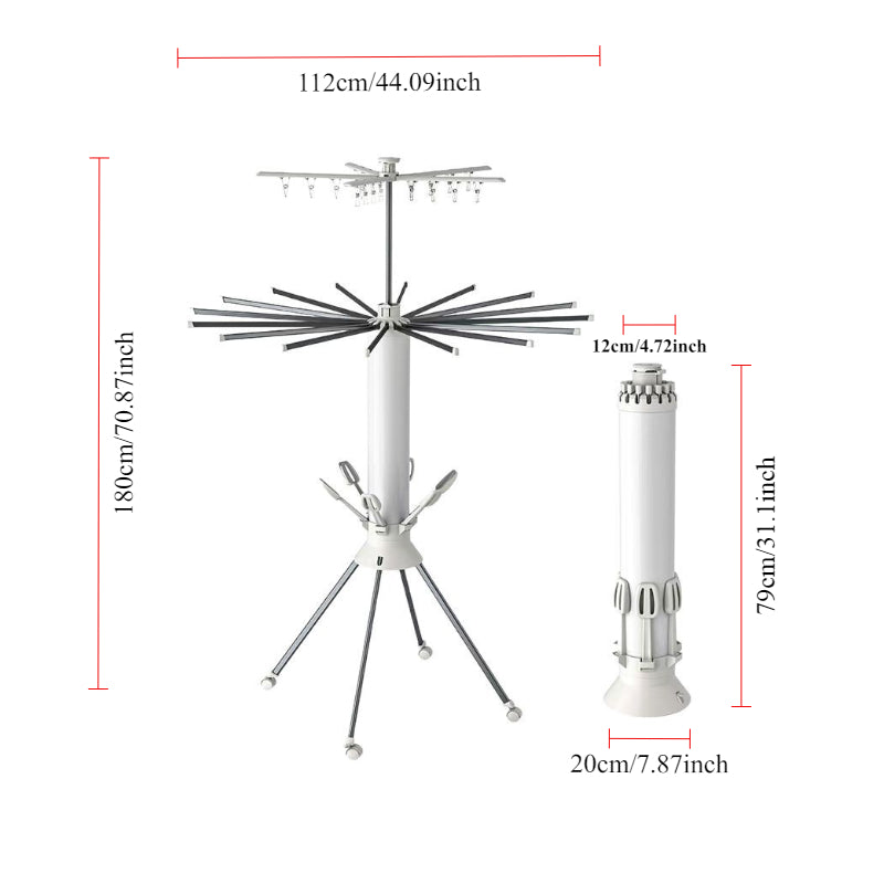 Foldable Laundry Cloth Drying Racks for Clothing Octopus Style Clothes
